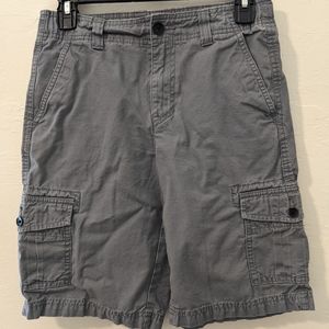 Tony Hawk boys cargo shorts gray size 14